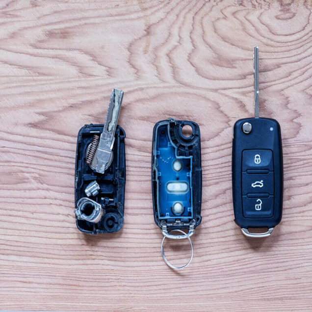 broken car key