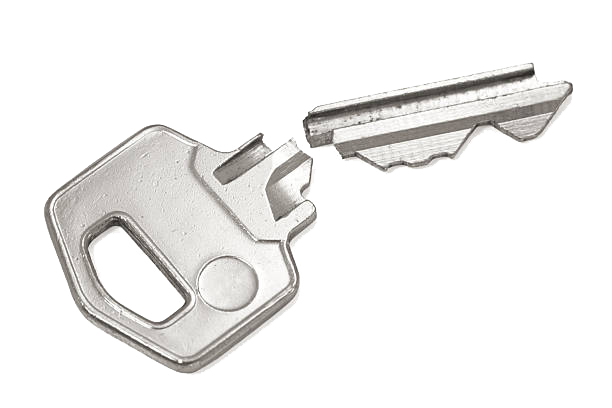 broken key